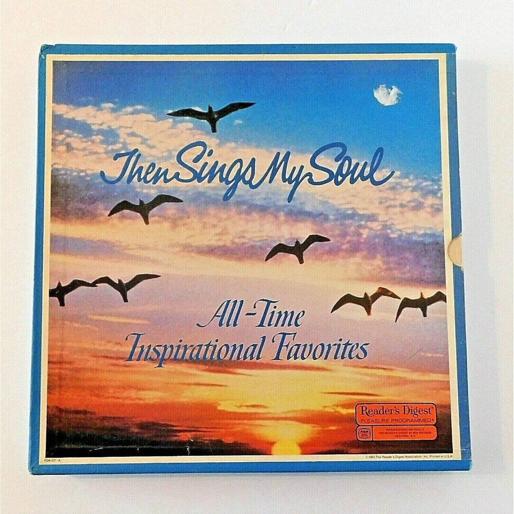Then Sings My Soul Vinyl LPs 1983 Inspirational Favorites Boxed Reader's Digest